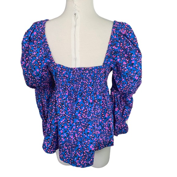 Lilly Pulitzer Preslee Long Sleeve Top sz-10 - Picture 4 of 6